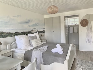 Chambre Double | Bureau, Wi-Fi gratuit, draps fournis