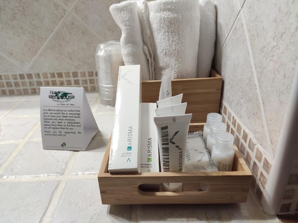 superior double room | bathroom | shower, free toiletries, hair dryer, bidet