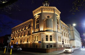 Front of property – evening/night