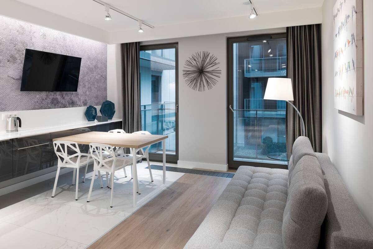 Royal Apartment, 2 Bedrooms, Sauna, Garden View | Living area | Flat-screen TV