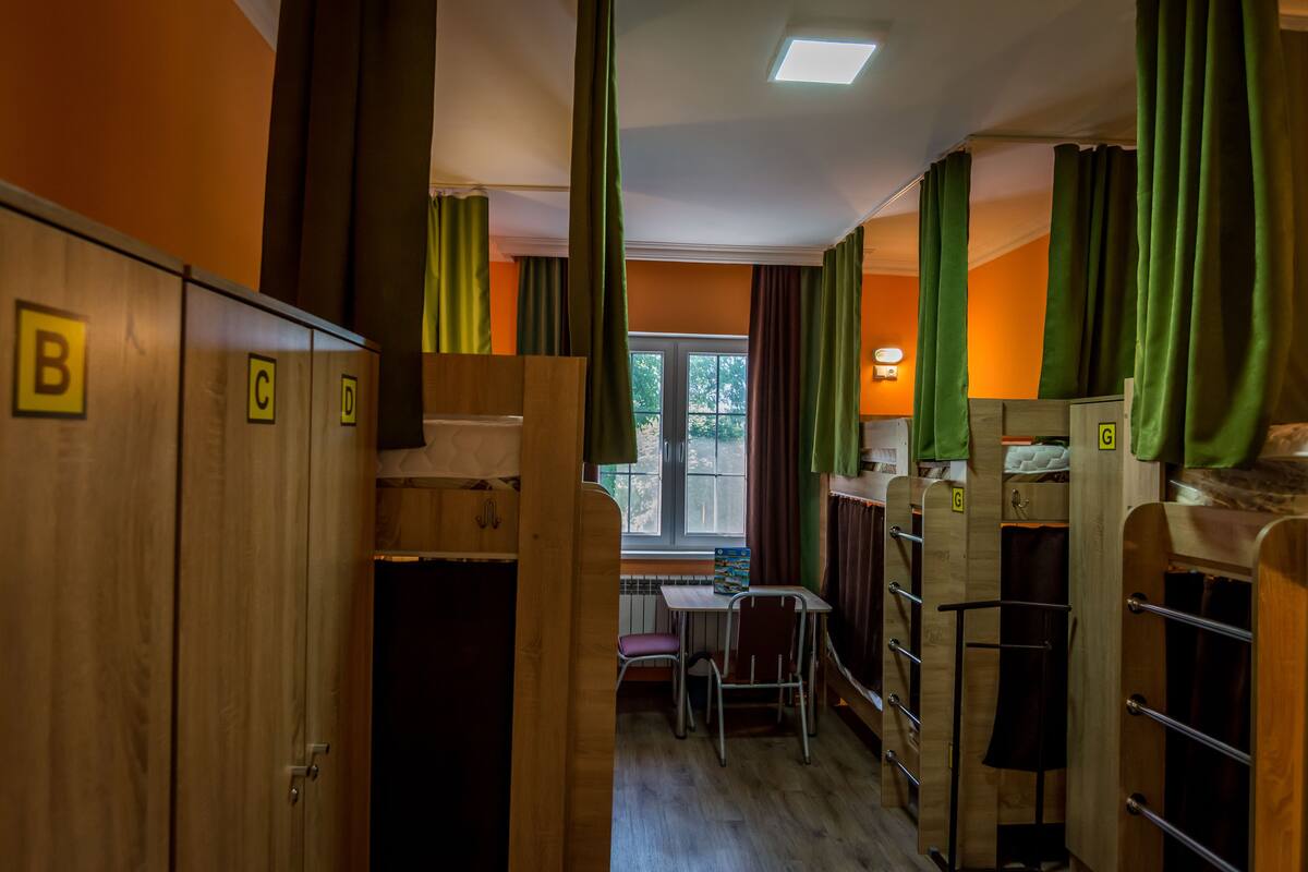 One Bed in 8-Bed Mixed Dormitory Room (Orange Room)