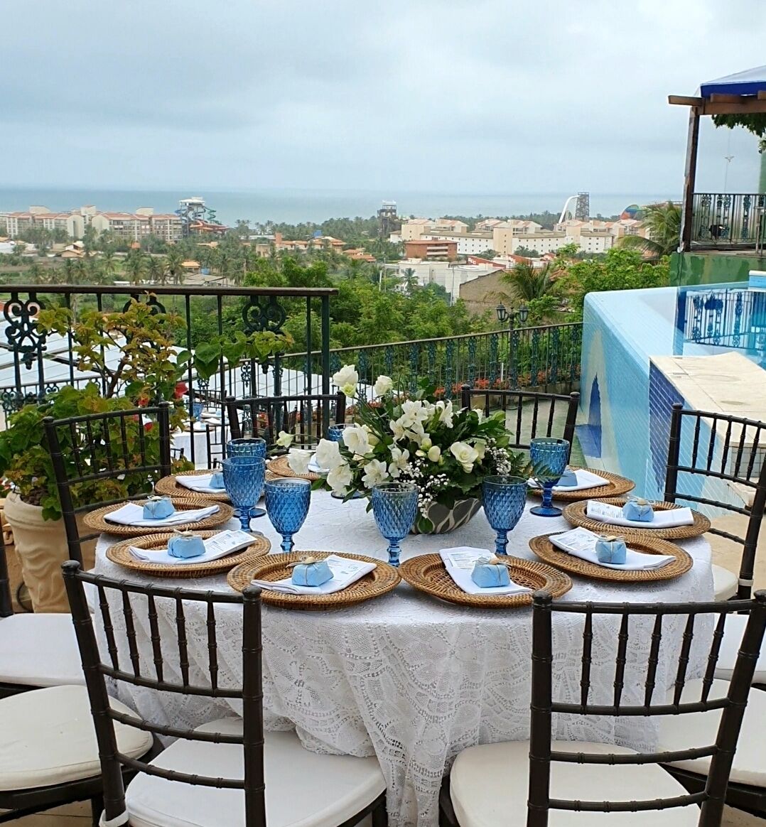 Área externa para casamento