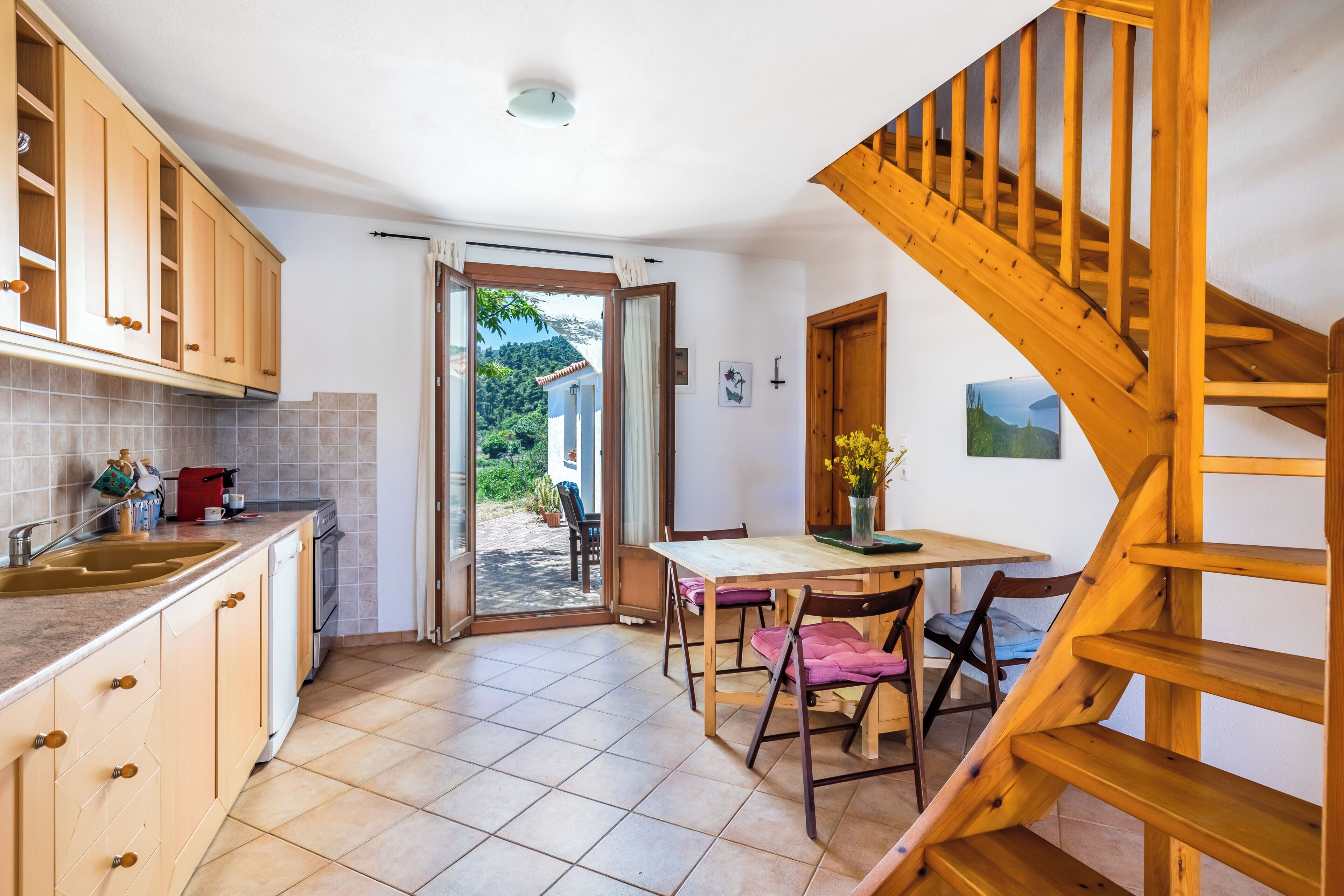 Villa, 2  Schlafzimmer (Delfi) | Essbereich im Zimmer