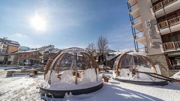 Voorkant van accommodatie