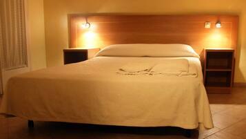 Minibar, desk, blackout drapes, soundproofing