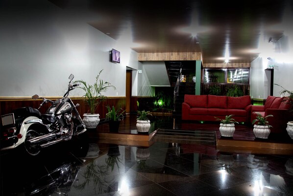 Sala de estar en el lobby