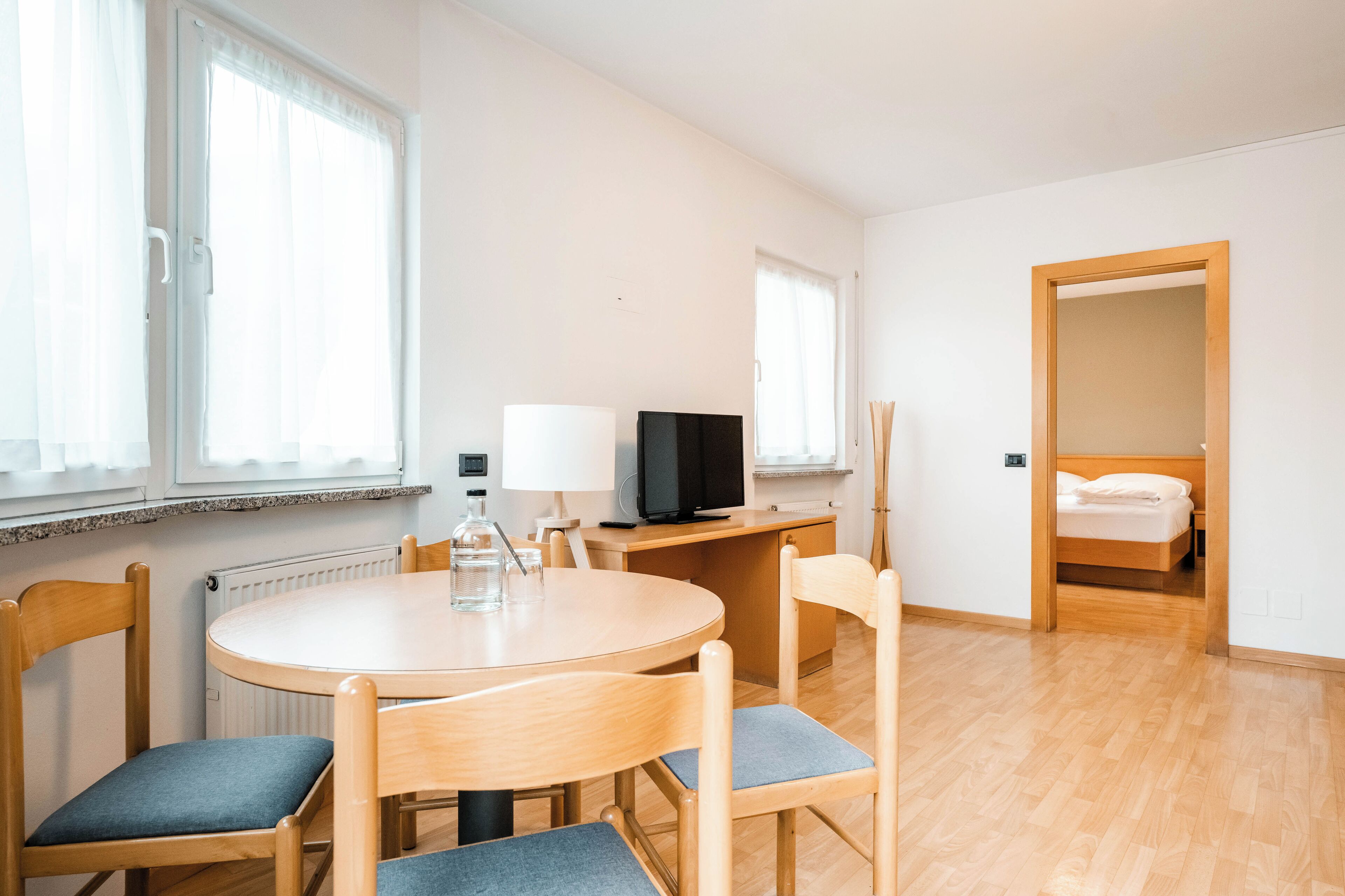 Spiseområde på rommet