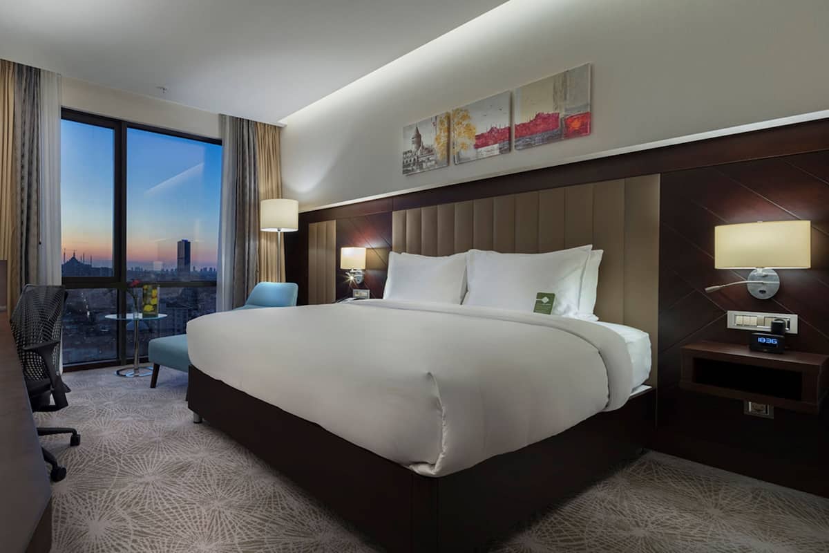 Premium bedding, memory foam beds, minibar, in-room safe