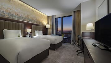 Ropa de cama de alta calidad, colchones viscoelásticos, minibar