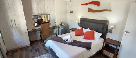 Basic Double Room | Select Comfort beds, in-room safe, desk, laptop workspace