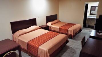 Classic Room, 2 Queen Beds | Free WiFi, bed sheets