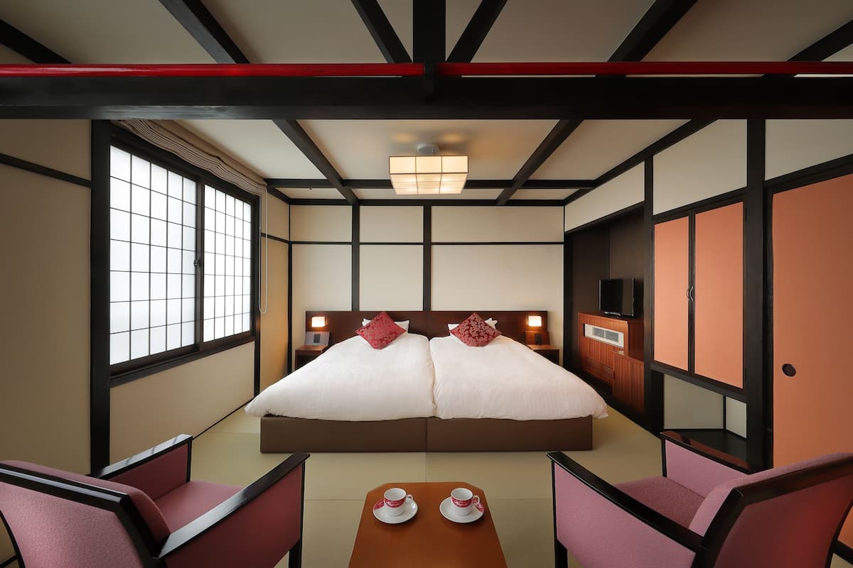Retro Hollywood Japanese Twin(Non-smoking) (No Bathroom) | In-room safe, desk, laptop workspace, free WiFi