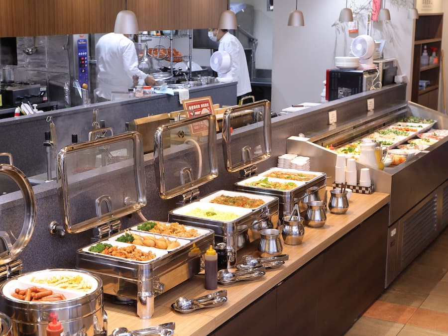 Dagelijks ontbijtbuffet (JPY 1500 per persoon)