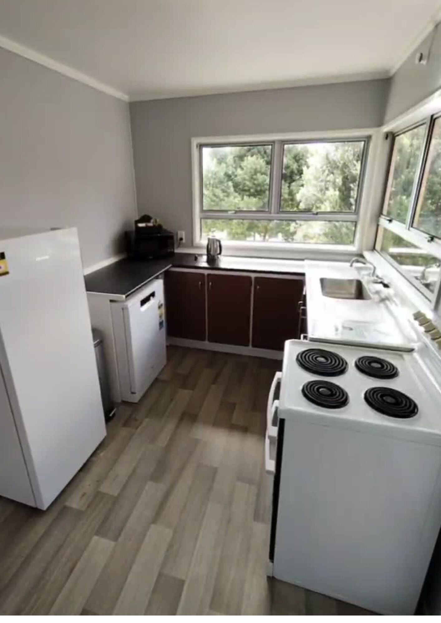 Family House, 2 Bedrooms, Partial Ocean View | Dapur peribadi | Peti sejuk/penyejuk beku saiz penuh, ketuhar gelombang mikro, ketuhar 