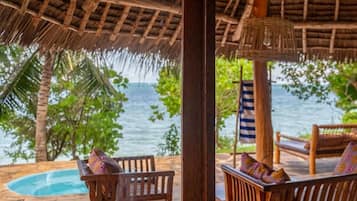 Villa luna di miele, non fumatori, vista oceano | Terrazza/patio