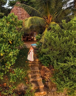 Villa Lune de Miel, non-fumeurs, vue océan | 1 chambre, literie de qualité supérieure