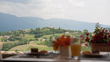 Blick von der Unterkunft
