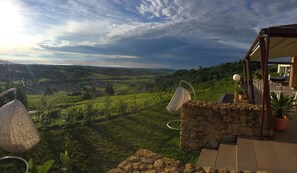 Vista des de l'allotjament