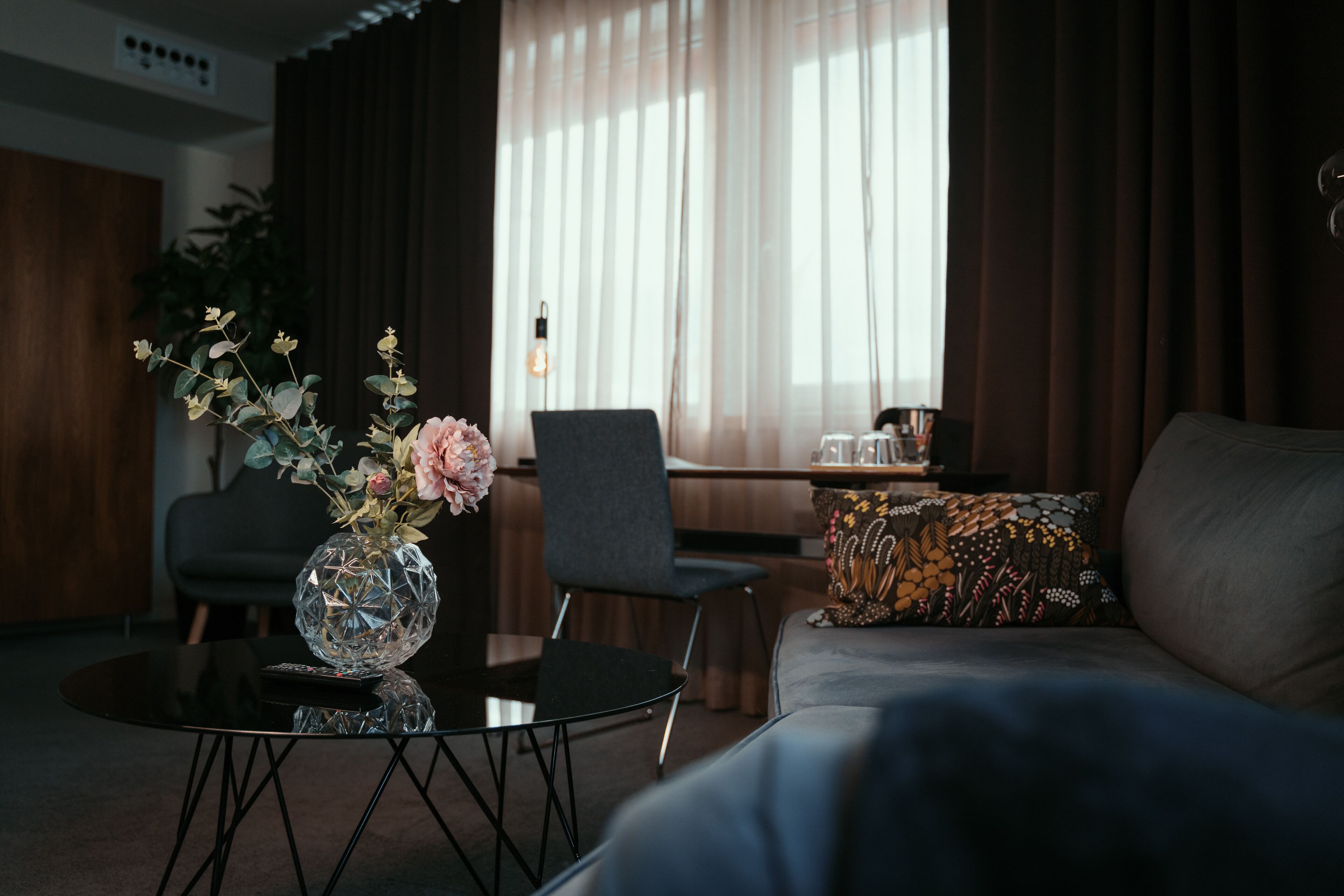 Royal dubbelrum | Mörkläggningsgardiner, ljudisolering och strykjärn/strykbräda