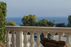 Suíte superluxo, 2 quartos, vista para o mar, ao lado da praia | Vista do quarto