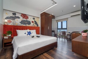 Suite Standard, salle de bains privée, en front de plage | Literie de qualité supérieure, surmatelas, minibar