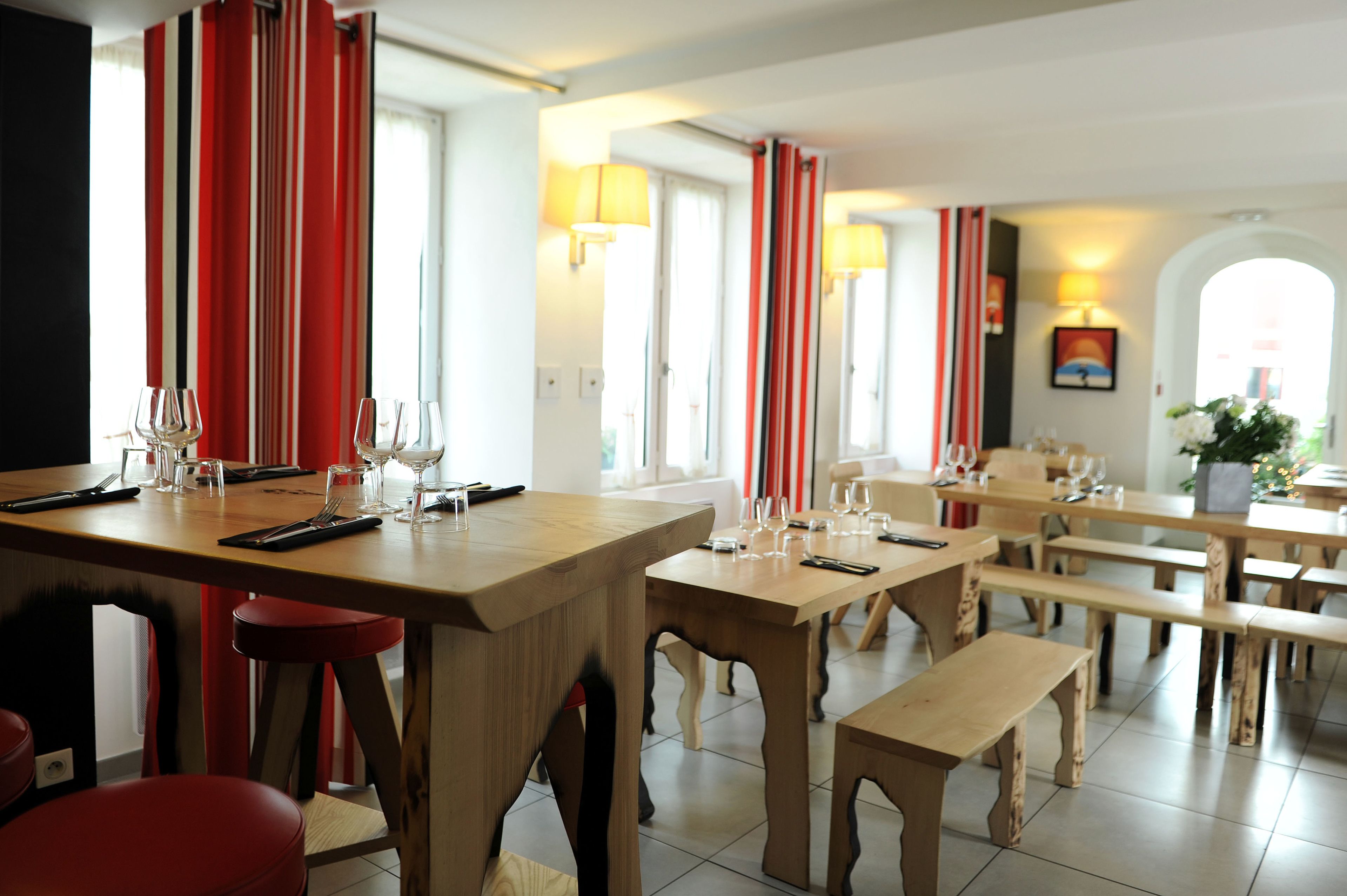 breakfast, lunch, dinner served; basque cuisine, garden views