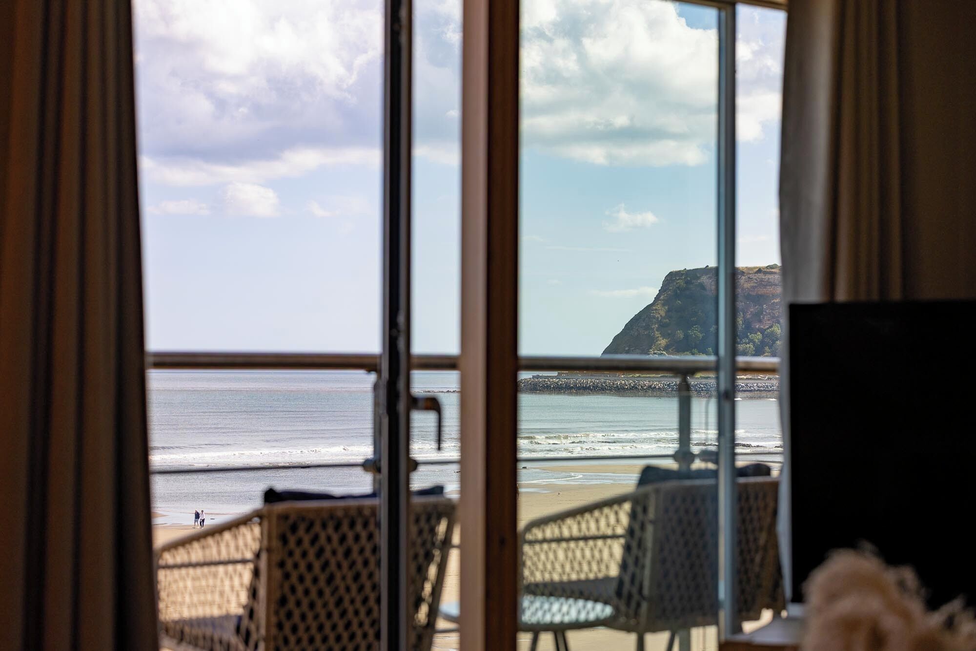 Superior appartement, 3 slaapkamers, uitzicht op zee | 1 slaapkamer, luxe beddengoed, een kluis op de kamer