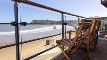 Departamento de lujo, 2 habitaciones, vista al mar | Vista desde la habitación