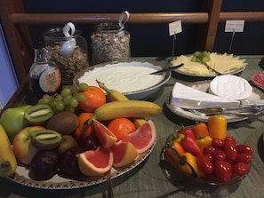 뷔페 아침 식사