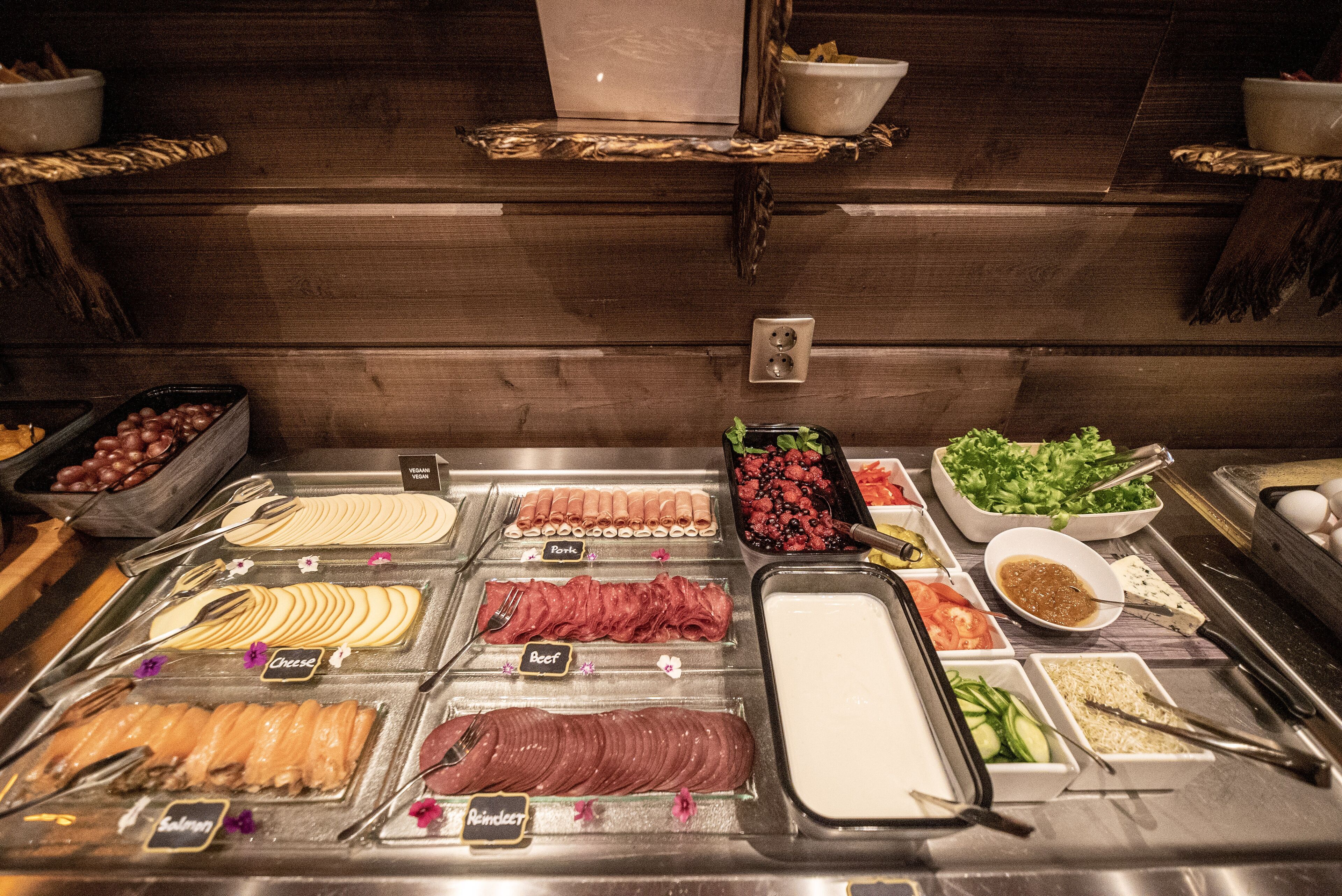 daily buffet breakfast (eur 12 per person)