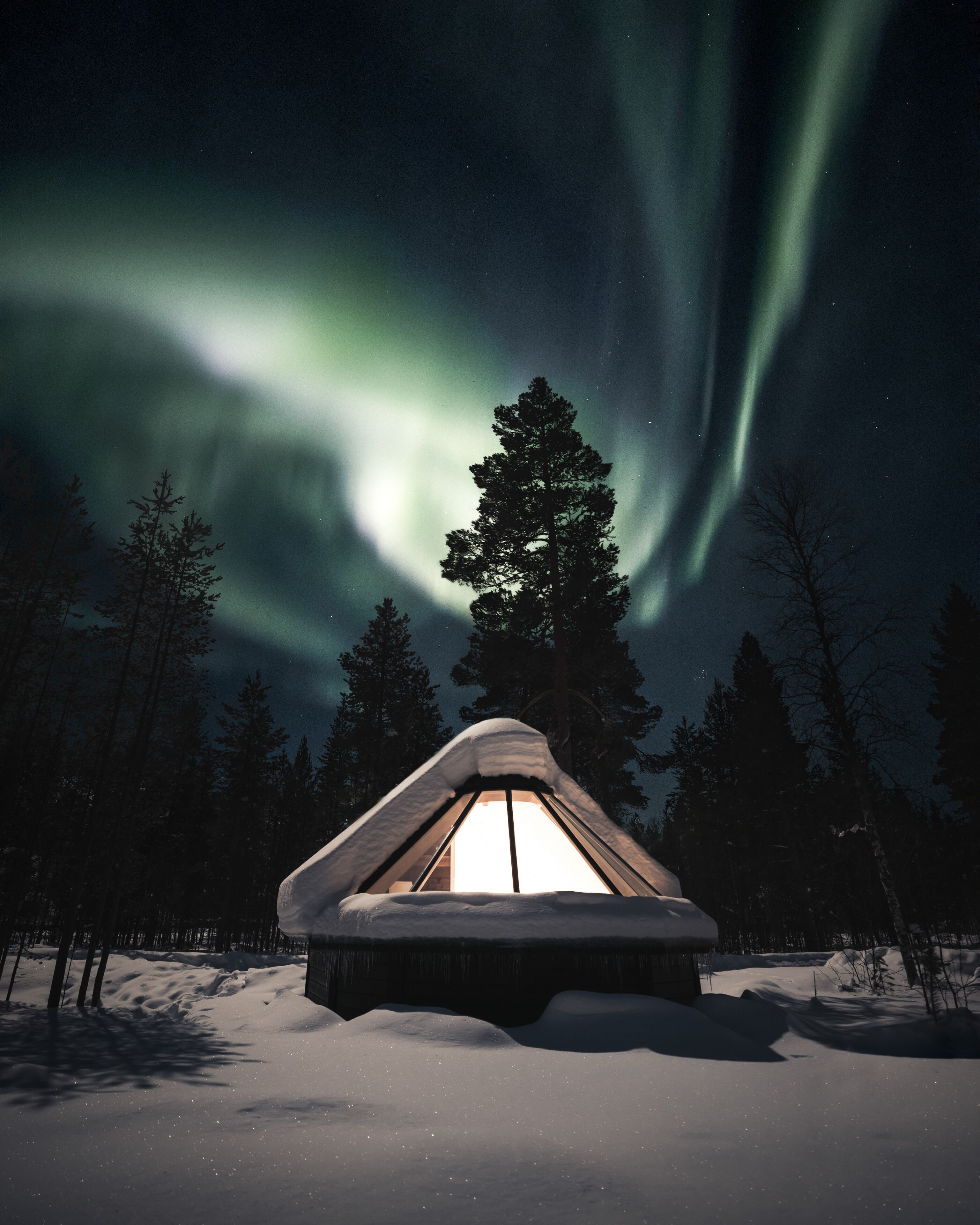 Aurora Cabin | Äänieristys, ilmainen Wi-Fi, vuodevaatteet