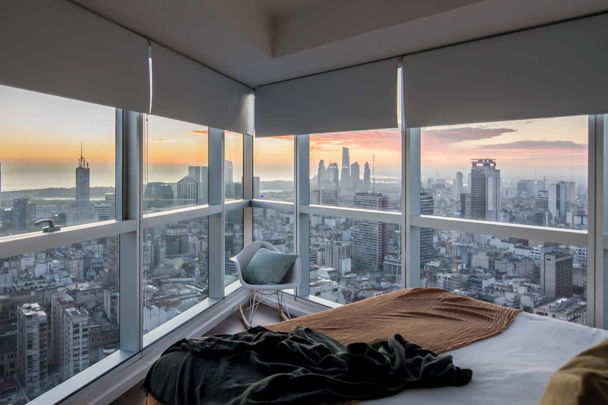 Panoramic Apartment, 2 Bedrooms | Hypo-allergenic bedding available, down comforters, in-room safe