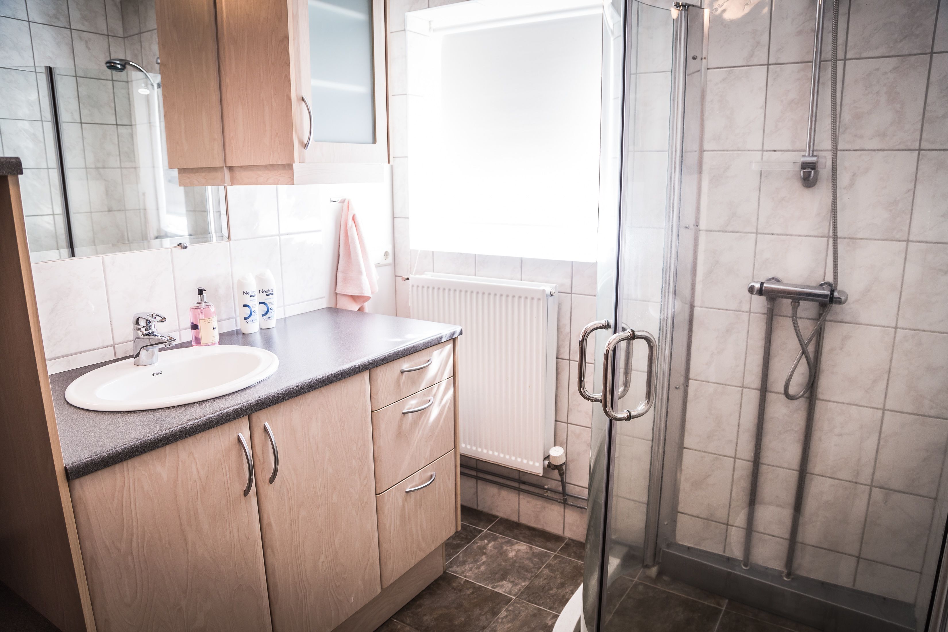 free toiletries, hair dryer, towels, soap