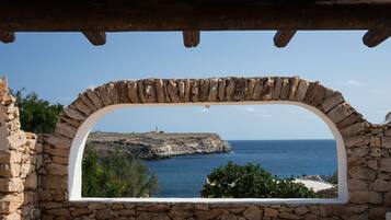 Vue depuis lâhĂ©bergement