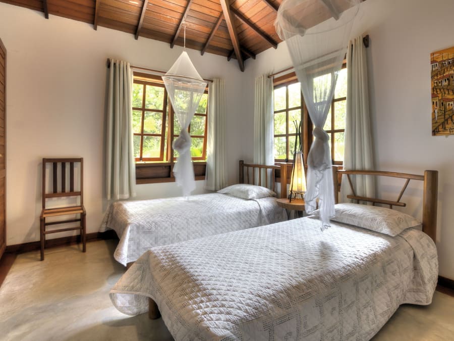 Hypo-allergenic bedding, individually decorated, individually furnished