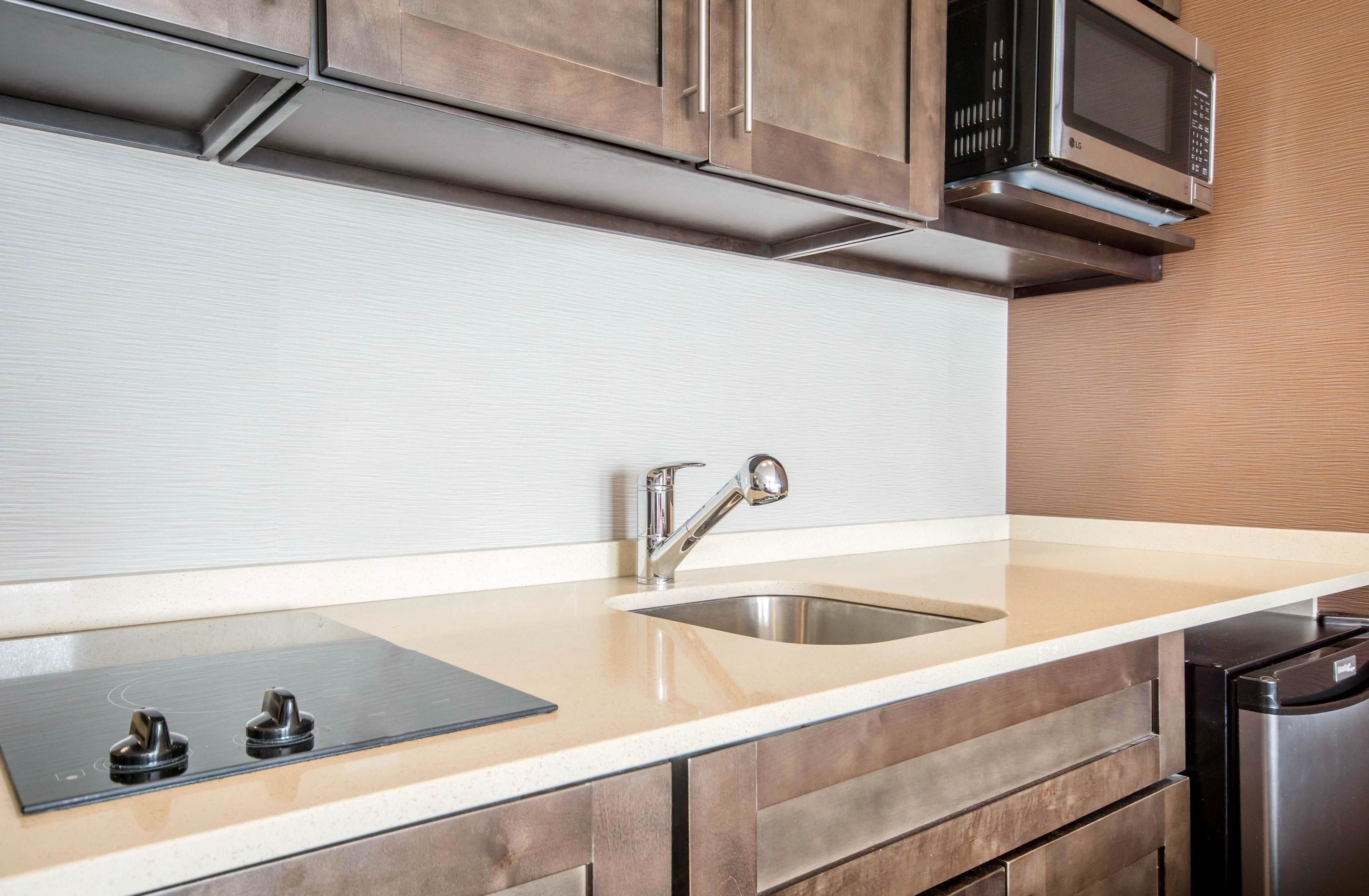 premium bedding, desk, laptop workspace, iron/ironing board