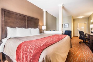 Suite, 1 King Bed with Sofa bed, Non Smoking (2 Person Sofa Bed) | Premium bedding, desk, laptop workspace, iron/ironing board - Comfort Inn & Suites (Merritt)