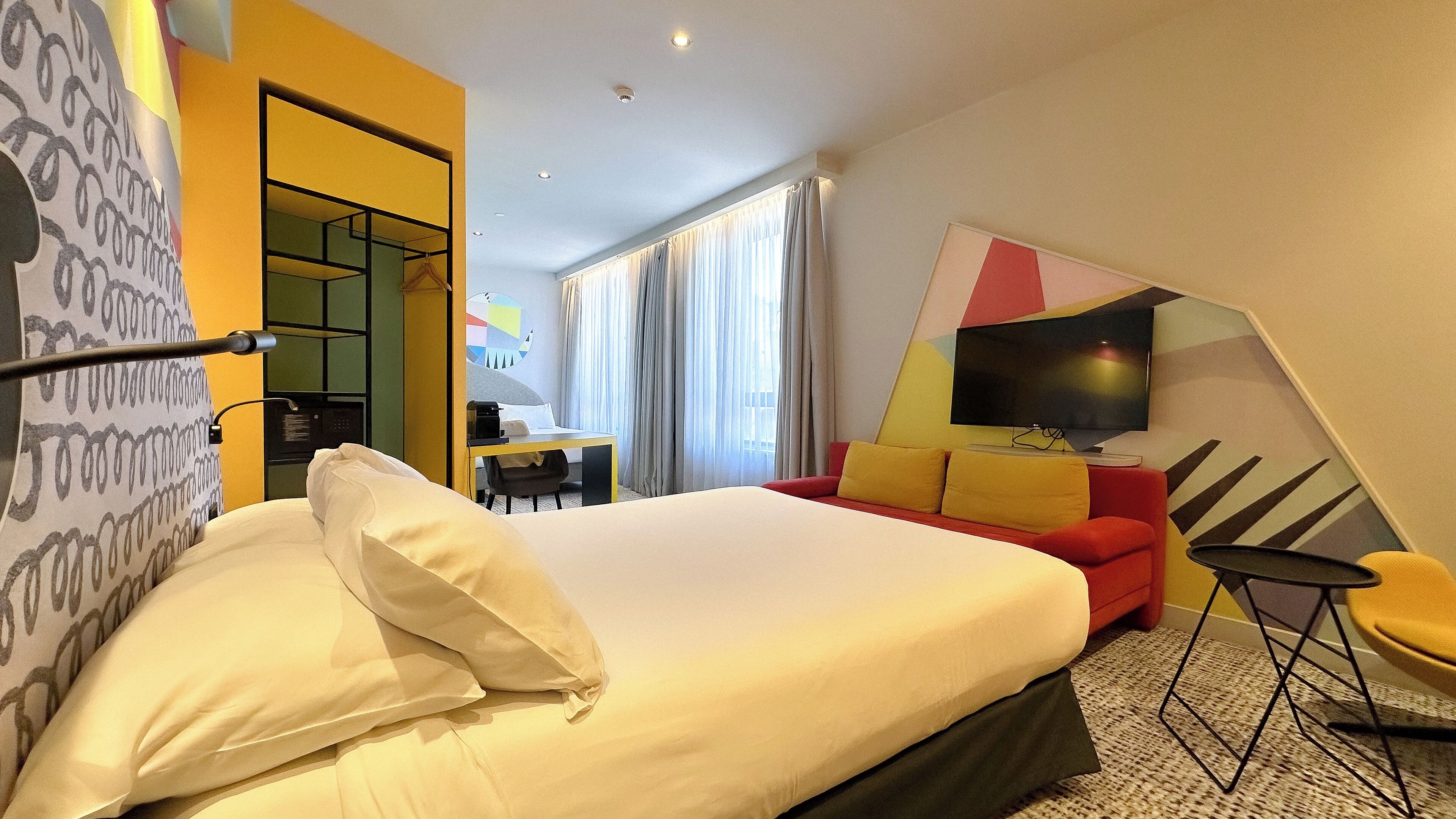 family room, 2 double beds | 1 bedroom, premium bedding, minibar, in-room safe