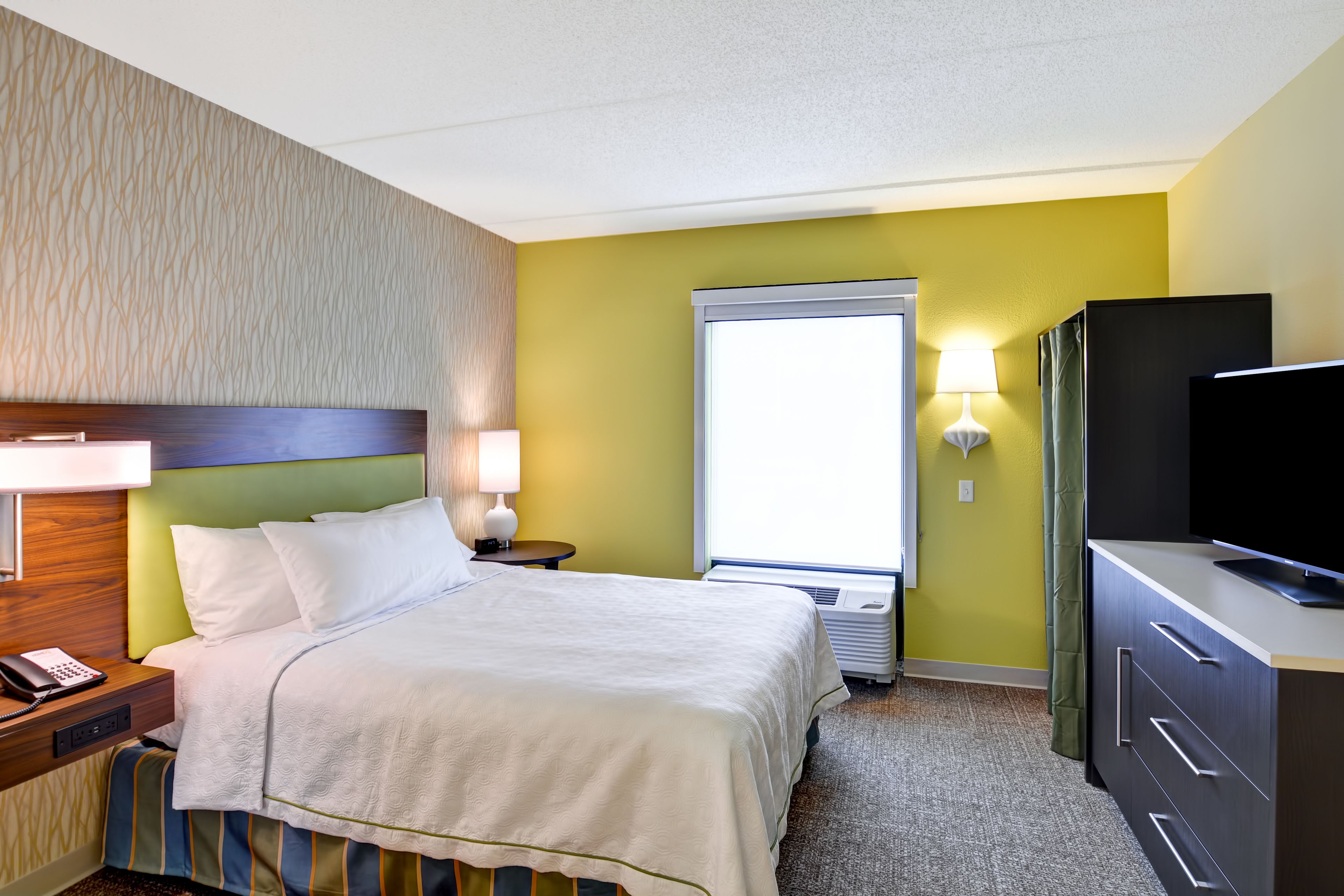 Blackout curtains, iron/ironing board, free WiFi, bed sheets