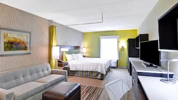 Studiosuite, 1 kingsize-seng, ikke-røyk | Blendingsgardiner, strykejern/-brett, wi-fi (inkludert) og sengetøy