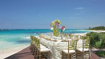 Área de bodas al aire libre