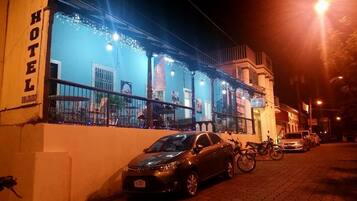 Front of property – evening/night