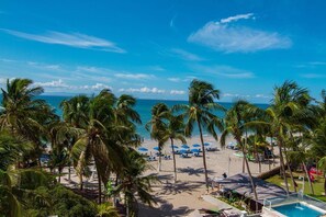 Blick von der Unterkunft