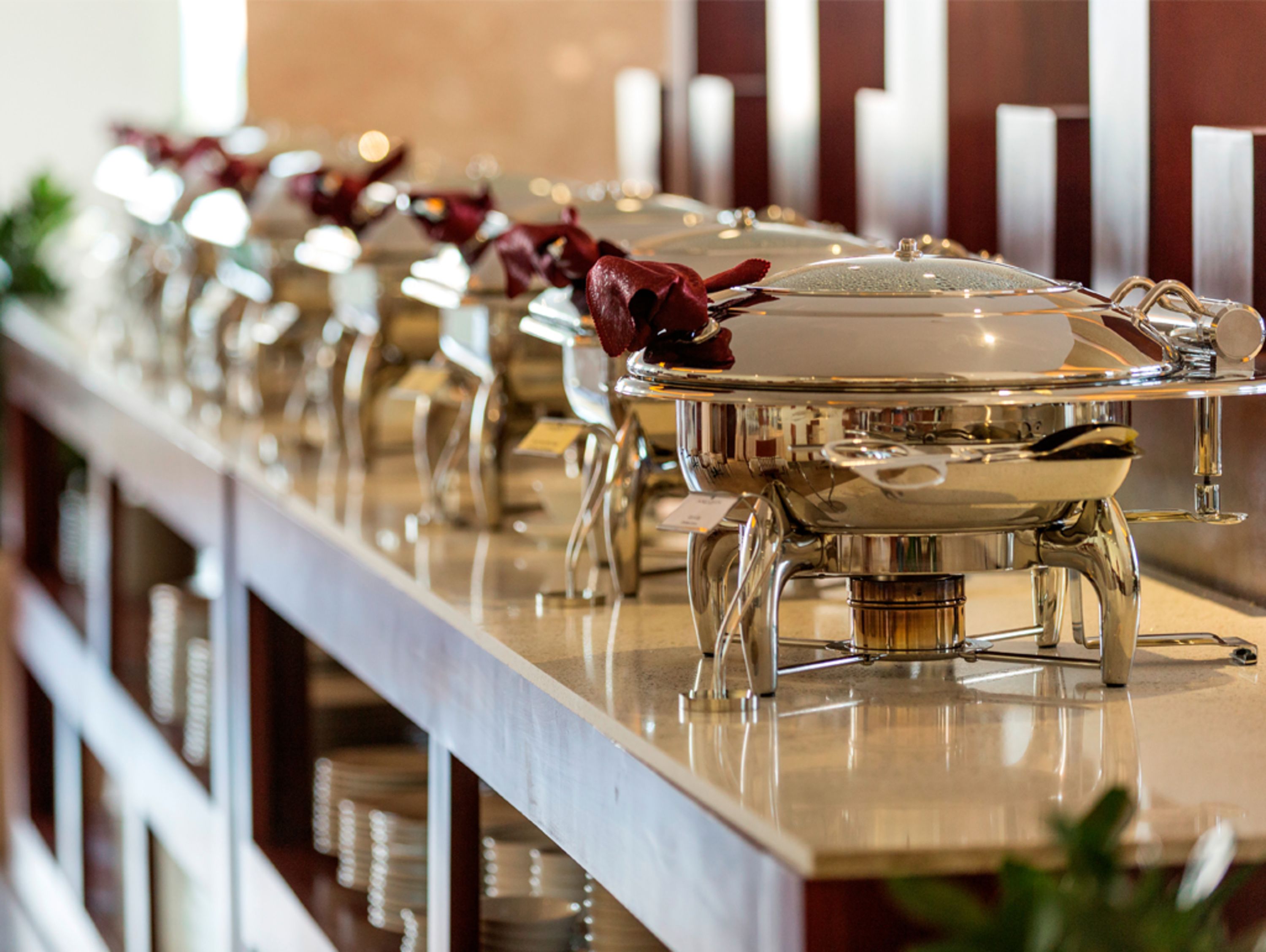 daily buffet breakfast for a fee