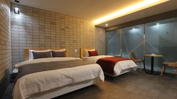 Deluxe-Zweibettzimmer | Hochwertige Bettwaren, kostenloses WLAN, Bettwäsche