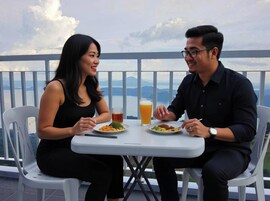 Deluxe Apartment, 1 Queen Bed, Lake View, Corner | Balcony view