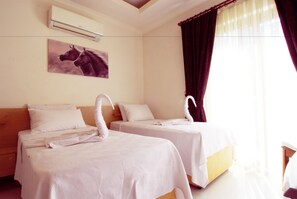 Economy Double or Twin Room, 1 Bedroom | Desk, laptop workspace, soundproofing, free WiFi - Lidya City Hotel (Fethiye)