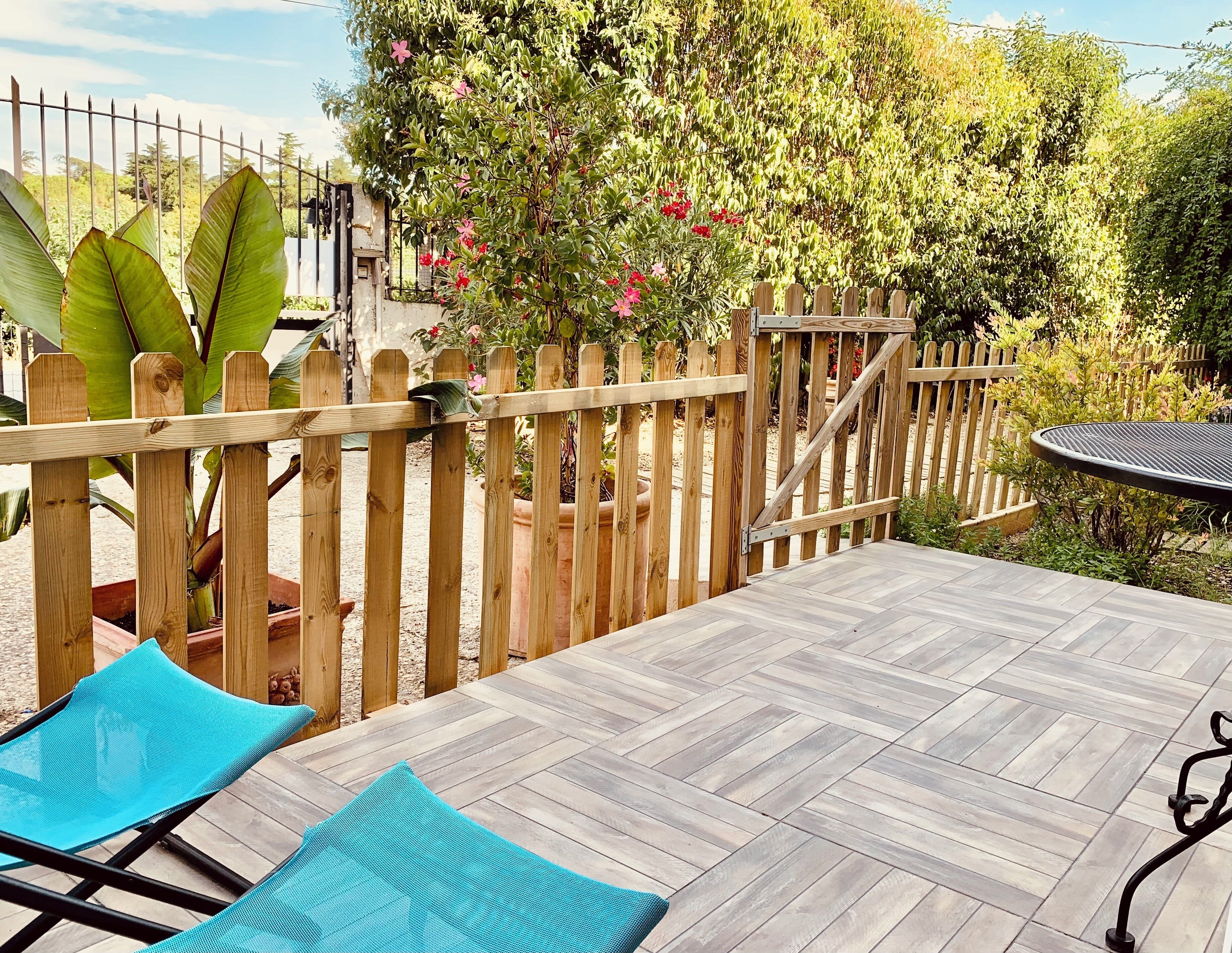 Gite "Côté Vigne" | Vue sur le jardin