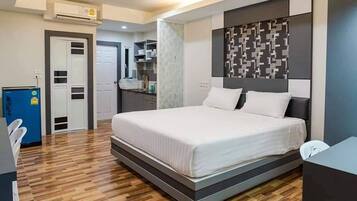 Chambre Double | Bureau, Wi-Fi gratuit, draps fournis