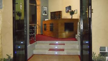 Interior entrance